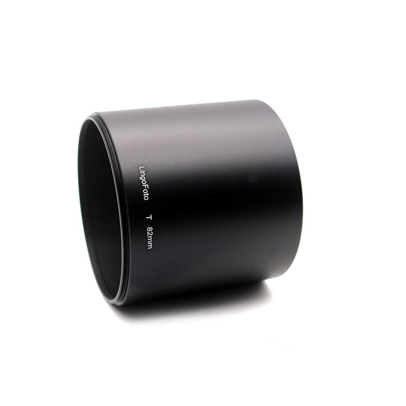 LingoFoto 82mmx78mmm Screw in Metal Lens Hood for Mirror Tele Reflex Camera Lens with 82mm Filter Thread Absorb Unnecessary Ambient Light