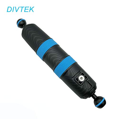 DIVTEK Float Arm D52-220 Scuba Diving Buoyancy Diveces Bracket with Nauticam Bayonet Mount for Underwater Photography Cameras Tray Video Light Strobe Arms