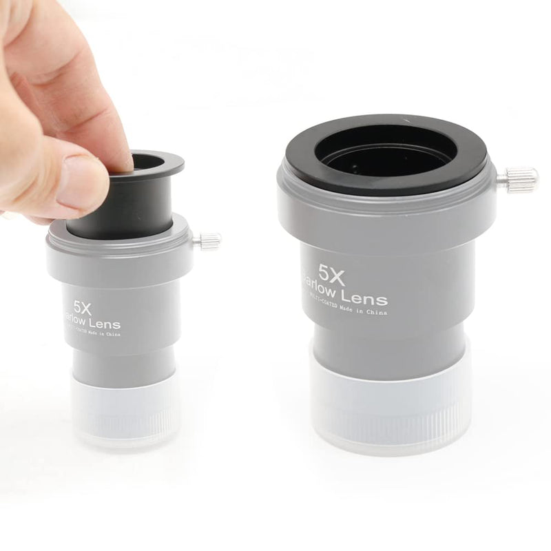 Starboosa 0.965 Inch to 1.25 Inch Telescope Eyepiece Adapter - Without lengthening The Focal Length - 1.25 inch Telescope Mount Adapter - for 0.965 Inch telescopes