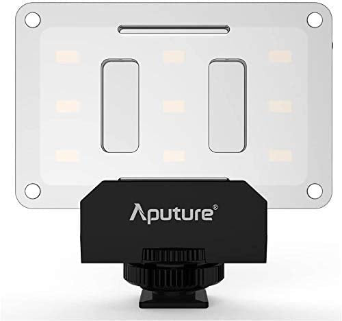 Pafieo Aputure AL-M9 Amaran Lighting Up Pint-Sized LED Fill Lamp Mini Video Light with 9 SMD Bulbs TLCI 95+ 9 Steps Adjustable Brightness Very Thin Lightweight