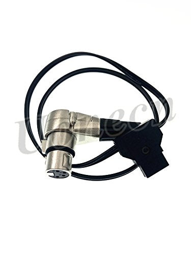 [AUSTRALIA] - For ARRI ALEXA Camera Cable Right Angle 90 Degree XLR 4 Pin Female to D-tap Power Cable for Supply Battery Adapter 