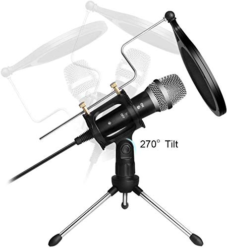 [AUSTRALIA] - USB Microphone,Podcast Microphone Plug &Play ARCHEER Condenser Recording Mic for Desktop Laptop MAC or Windows Streaming Videos Chatting Skype YouTube 