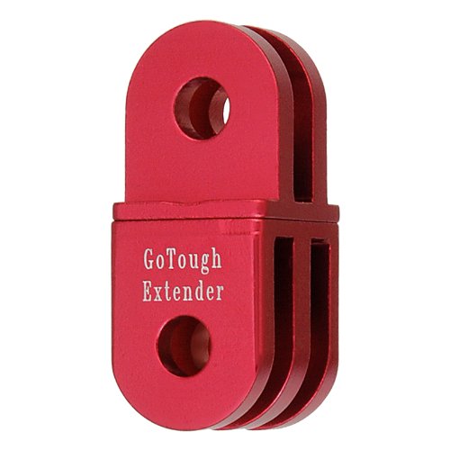 GoTough Red Extender Arm – Metal Straight Extension Arm Compatible with GoPro HERO3, HERO3+, HERO4, HERO5, HERO6, HERO7 2-Prong Mounting System - by Fotodiox Pro