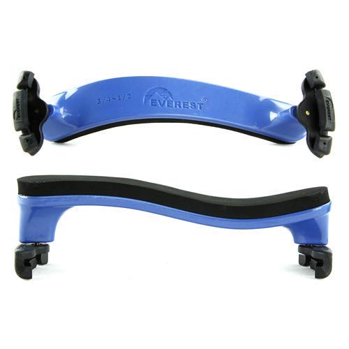 Everest Spring Collection Violin Rest Blue 3/4-1/2