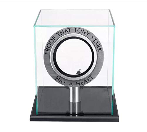 Hvlystory MK2 DIY Arc Reactor Lamp Stainless Steel Kit Illuminant LED Flash Light Set (Reactor Generation Display Box)