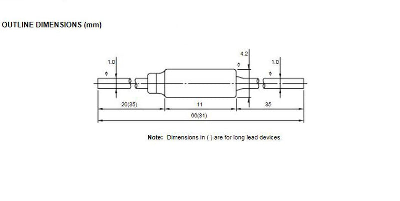5 Pcs NEC Microtemp Thermal Fuse 142C TF Cutoff 15A 250V SF139E