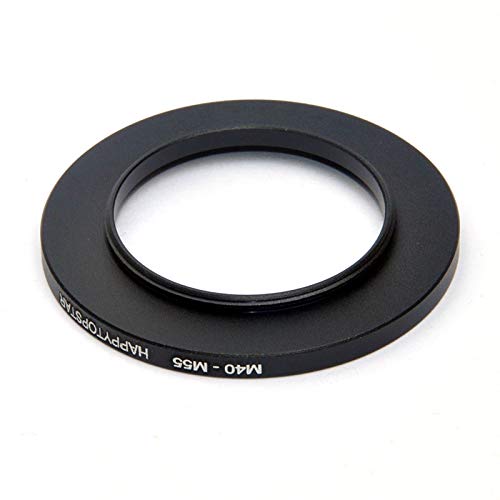 Metal M40 to M55 Male to Female 40mm to 55mm M40-M55 Step-Up Coupling Ring Adapter for Lens Filter