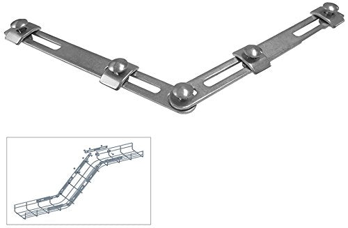 [AUSTRALIA] - Quest Manufacturing Cable Tray Adjustable Connector, Zinc (CT0005-03) 