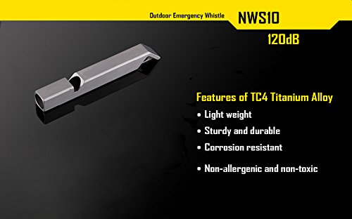 Nitecore Single Pipe Whistle.