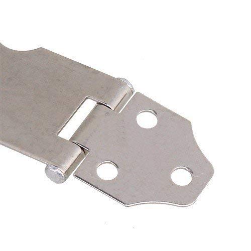 Wideskall® 3" inch Zinc Plated Swivel Safety Hasp and Staple with Screws (Pack of 10) Pack of 10
