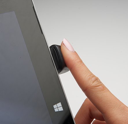 BIO-key SideTouch Compact Fingerprint - Tested & Qualified by Microsoft for Windows Hello - Eliminate Passwords on Windows 8.1/10 - Includes OmniPass Online Password Vault with Purchase