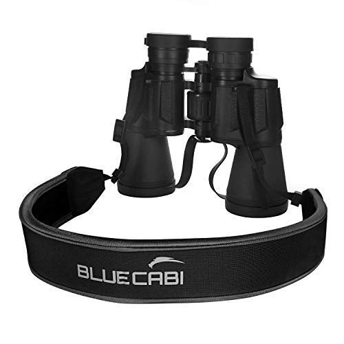 BlueCabi Neoprene Neck Strap for Cameras and Binoculars - Anti-Slip Neck Strap Black