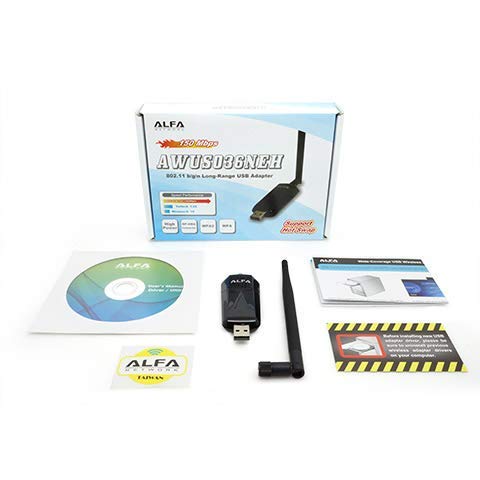 ALFA AWUS036NEH Long Range WIRELESS 802.11b/g/n Wi-Fi USBAdapter