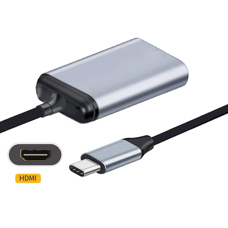 ChenYang CY HDTV Adapter 4K 60hz 1080P USB-C Type C Male to HDMI Female Cable for Tablet & Phone & Laptop HDMI Grey