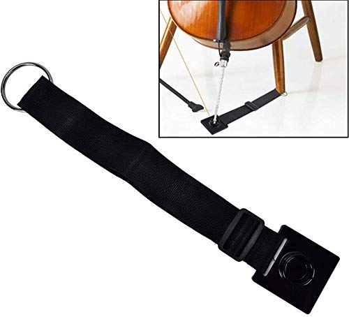 Imelod Cello Stopper Endpin Anchor Antiskid Device Non-slip Endpin Stopper Holder Stand (Black)