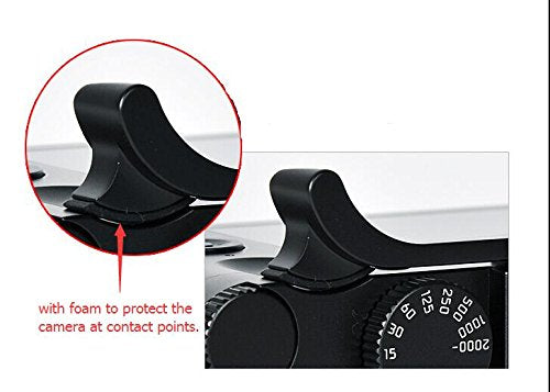 JFOTO LQ-G Thumbs Up Grip Designed for Leica Q Typ 116 better balance & grip convenience, Camera Black Metal Hand Grip, Newest Version securely the camera