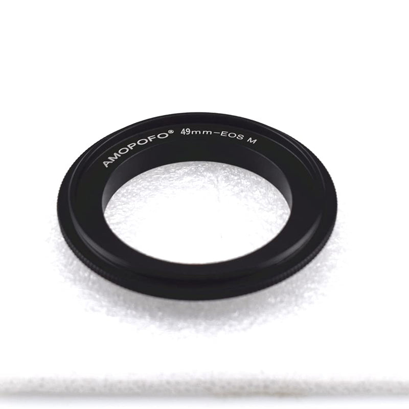 49mm-EOS M Macro Reverse Mount Adapter Ring,& for Canon EOS M Mount Mirrorless Camera M1 M2 M3 M5 M6 M10 M50 M100,Macro Shoot. 49mm-EOS M