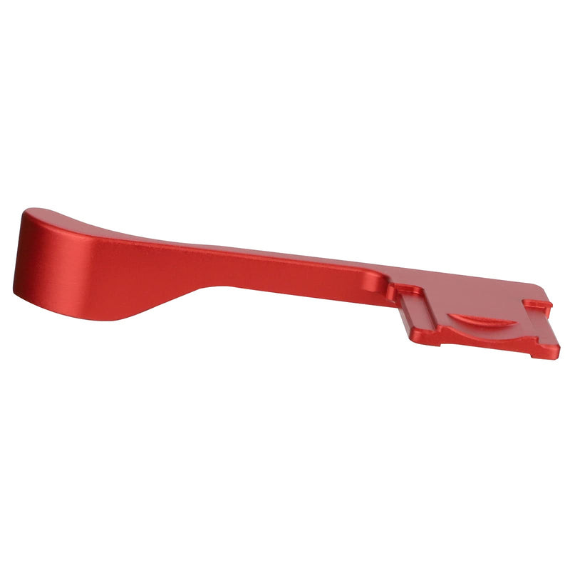 AKIROOD Thumb Up Rest Hand Grip for Fuji Fujifilm X-E4 XE4 Camera Metal Hot Shoe Support -Red