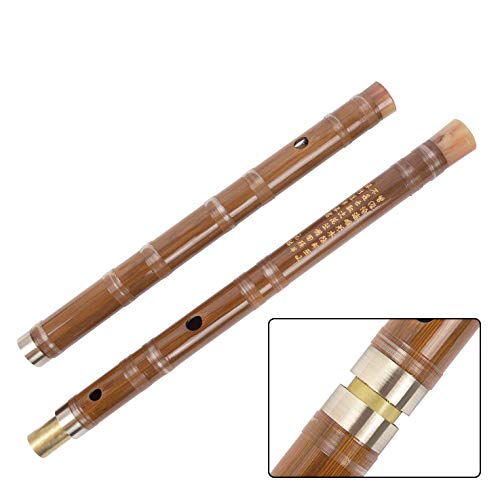 Traditional Handmade Chinese Musical Instrument Vintage Bamboo Flute Dizi (D key) D key