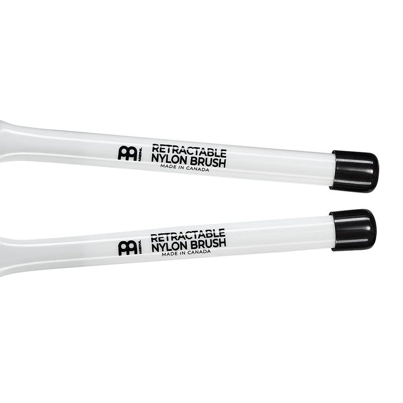 Meinl Stick & Brush Retractable Nylon Brush with Plastic Handle - MADE IN U.S.A. (SB304)
