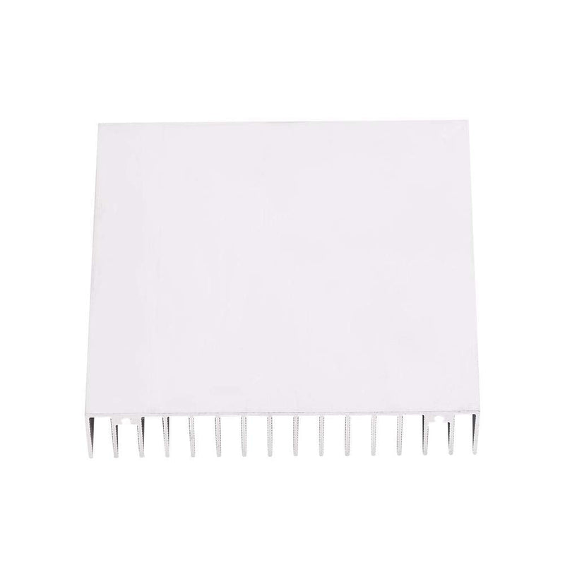 Greensen Aluminium Heat Sink, Cooling Module Aluminium Cooling Fin High Power LED Amplifier Transistor Semiconductor Devices with 16 Pieces Fins 100mm x 100mm x 18mm