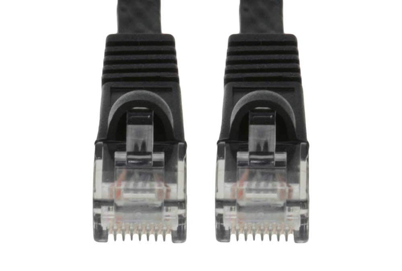 3 ft Cat 6 Unshielded (UTP) Flat Ethernet Network Cable - Black 3ft