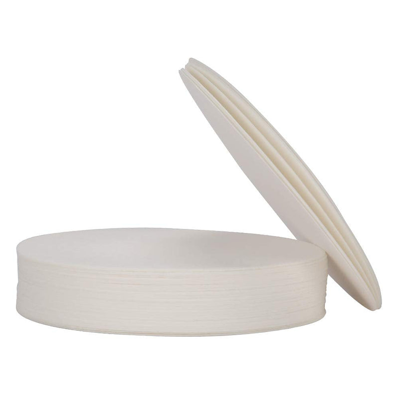 Labasics Quantitative Filter Paper Circles, 110 mm Diameter Cellulose Filter Paper with 15 to 20 Micron Particle Retention Medium Filtration Speed, Pack of 100