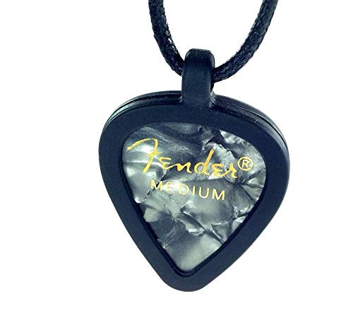 Pickbandz Necklace Silicone Guitar Pick Holder in Epic Black - Fits All - A Perfect Gift - Fully Guaranteed - Rock What You Love With Pickbandz