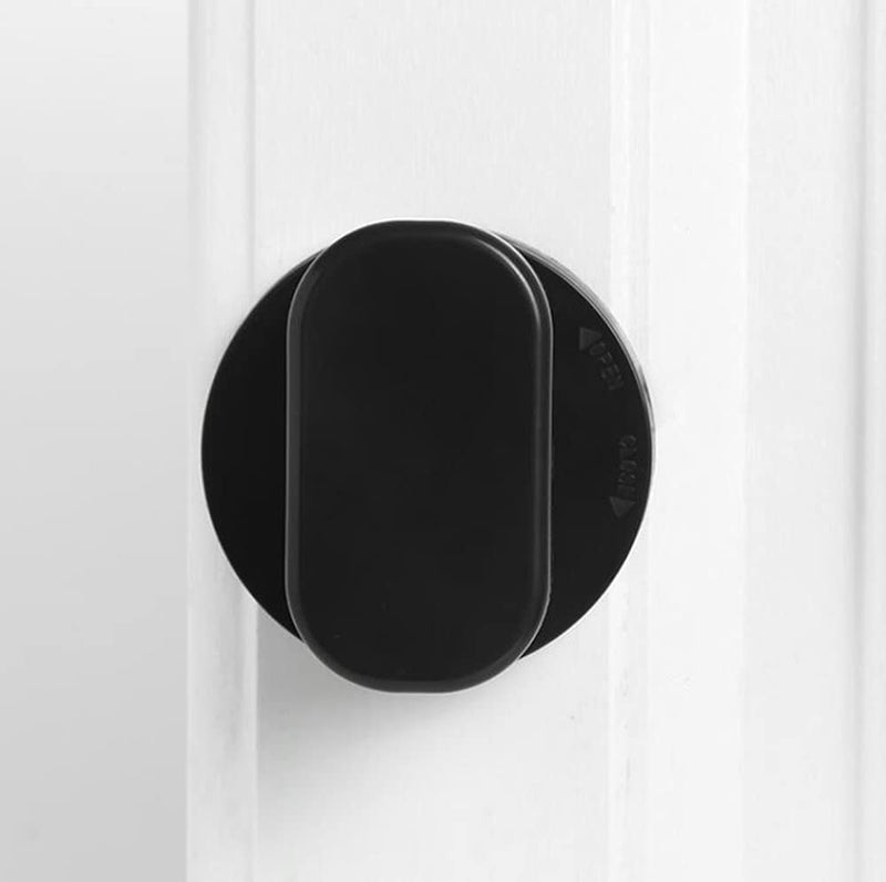 Mini Powerful Suction Cup Glass Mirror Door Handle Bathtub Shower Handle Kitchen Drawer Handle Suction Cup Bathroom Door Refrigerator Nonporous Sucker (Black) Black