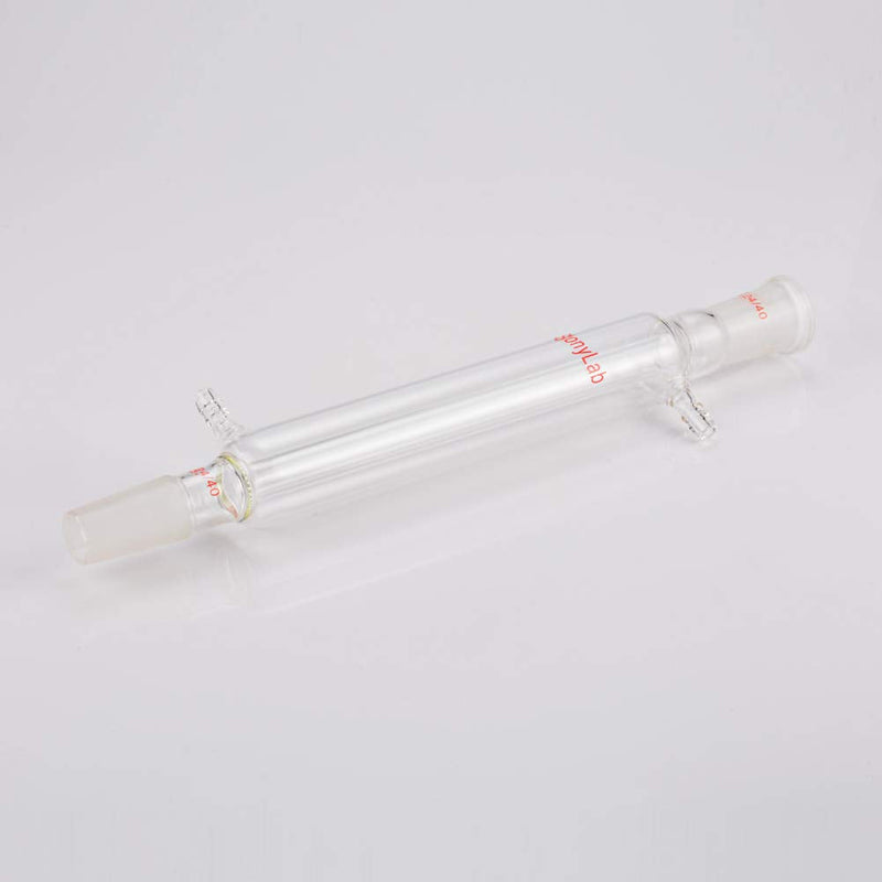 StonyLab Borosilicate Glass Liebig Condenser with 24/40 Joint 200 mm Jacket Length Lab Glass Condenser