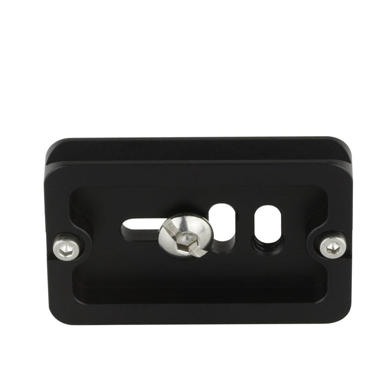 Haoge 58mm Screw Knob Clamp Adapter with 60mm QR Quick Release Plate for Camera Tripod Ballhead Monopod Ball Head Fit Arca Swiss CP-58+QR-60II
