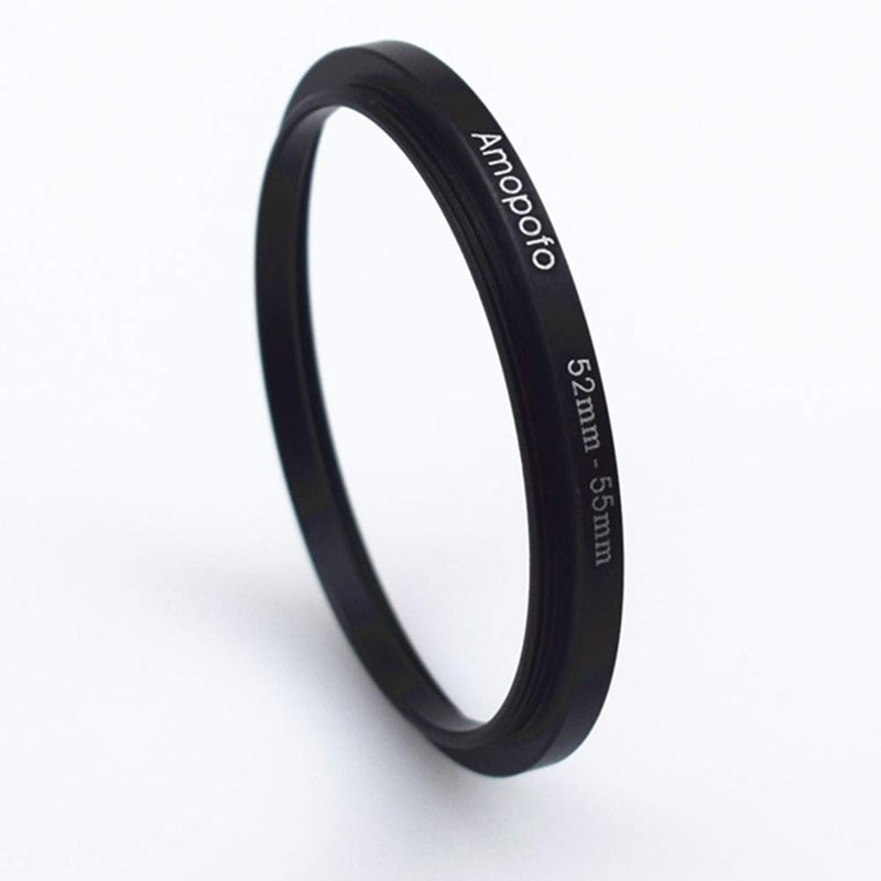 Universal 52-55mm /52mm to 55mm Step Up Ring Filter Adapter for UV,ND,CPL,Metal Step Up Ring Adapter