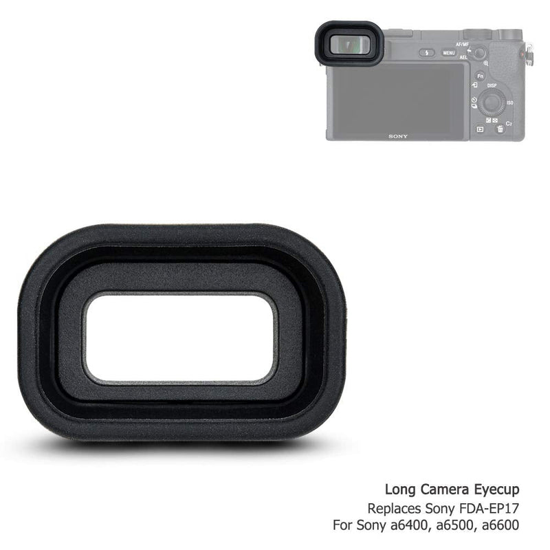 Soft Silicon Camera Viewfinder Eyecup Eyepiece Eyeshade for Sony A6600 A6500 A6400 Eye Cup Protector Replaces Sony FDA-EP17 for A6400 A6500 A6600