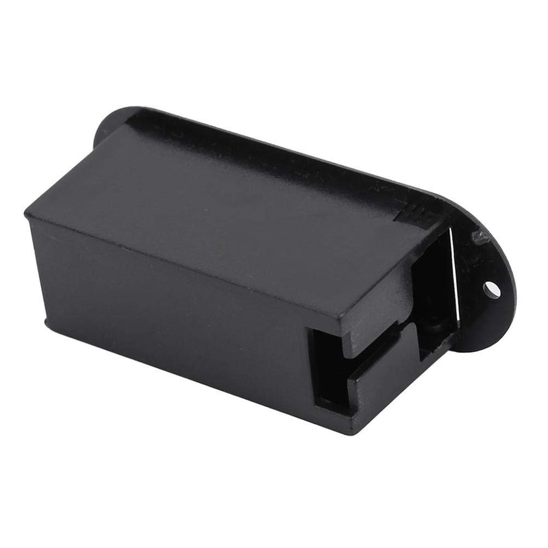 Guitar Pickup Battery Box 9V Battery Cover Holder Case for Guitar&Bass Pickup Guitar Battery Compartment Box(Oval snap button) Oval snap button