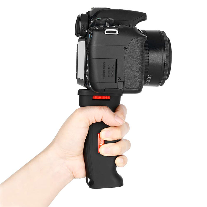 UURig Handheld Grip 1/4" Screw for Camera Stabilizer Smartphone Handy Grip Tripod System Compatible with GoPro Action Cam Canon Nikon Sony Digital Camera Mobile Video Shooting Vlog Camcorder - R003