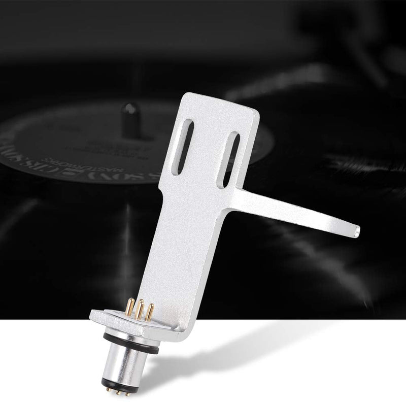 [AUSTRALIA] - Socobeta Phono Headshell Turntable Phonograph Player Headshell High-end Phono Cartridge Headshell Record Player Kit(Silver) Silver 