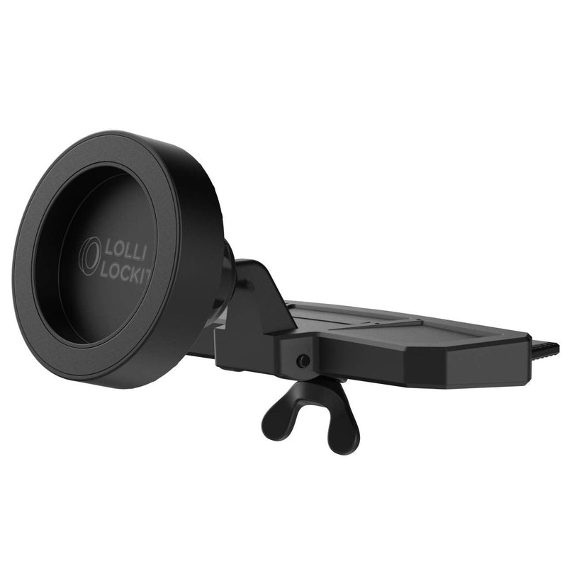 Encased LolliLockit CD Car Mount for Pop Phone Holder Grip, Magnetic Socket Holder (Patent Pending)