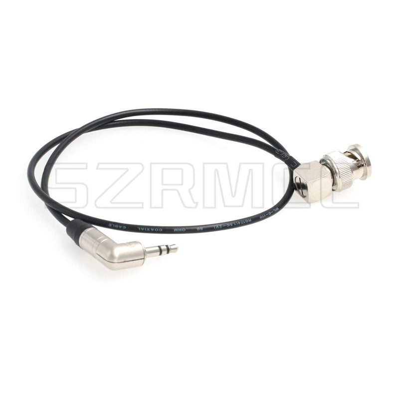 [AUSTRALIA] - SZRMCC Right Angle 3.5mm TRS to BNC Time Code Cable for ARRI Camera Tentacle Sync Generator C300 C500 