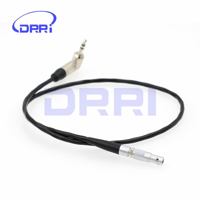 DRRI 3.5mm TRS Jack to 4pin for Tentacle Sync to Red Timecode Cable