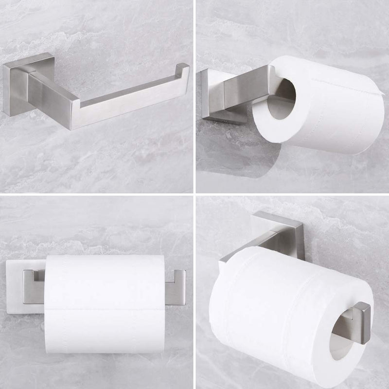 kimzcn Bathroom 3-Pieces Accessories Kit Bathroom Hardware Set Brushed Stainless Steel Wall Mounted - Includes Hand Towel Ring, 2X Robe Towel Hooks