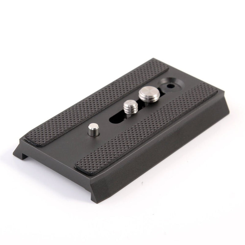 Fotga Rapid Camera Quick Release Sliding Plate 501PL Replacement with 1/4" and 3/8" Mounting Screws for Manfrotto 501HDV 503HDV 701HDV MH055M0-Q5 Ball Head