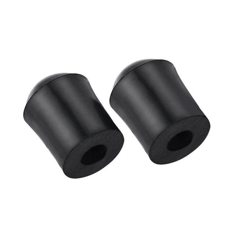 Bnineteenteam 2pcs Double Bass Endpin Rubber Tip Stopper Protector End Cap Accessory