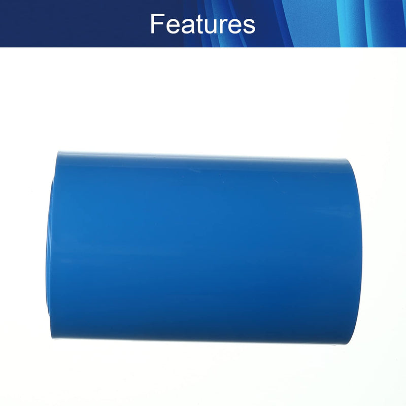 Aicosineg Battery Heat Shrink Tube Electrical Industrial Shrink Tube for Wire Insulation Blue 85mm/3.4" 1 Pcs
