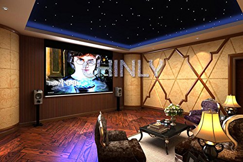 CHINLY 0.06in(1.5mm) 328ft(100M)/roll PMMA Plastic end Glow Optical Fiber Cable for Star Sky Ceiling All Kind led Light Engine Driver 1pcs*0.06in*328ft