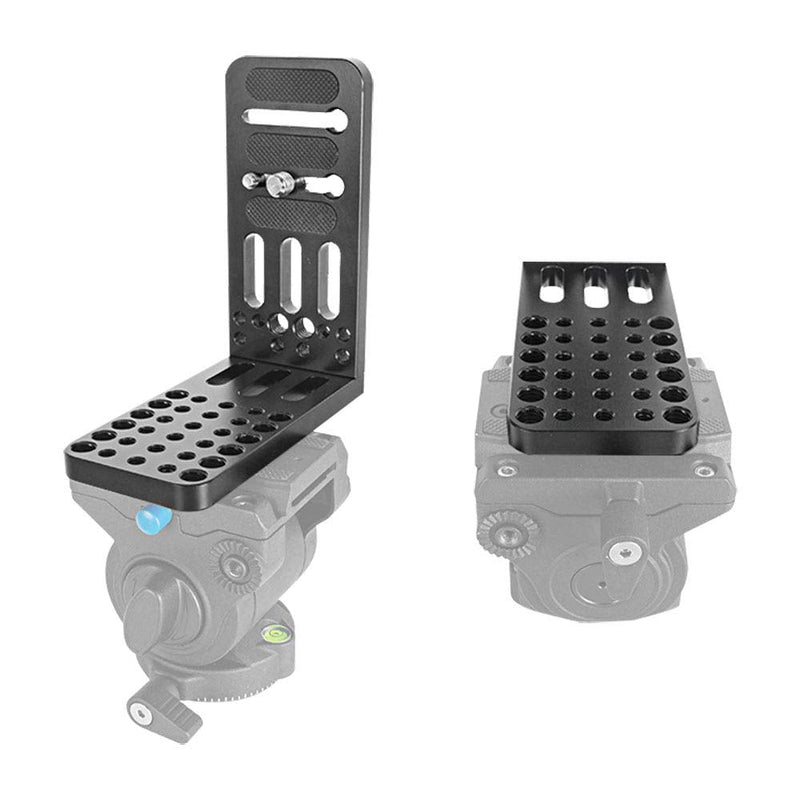 CAMVATE Cheese Plates with 1/4" & 3/8" Mounting Points and Screw Bolts for DSLR Camera Tripod & Gimbals Stabilizer - 2746