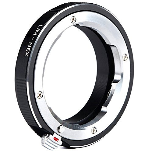 Adapter to Convert Leica M Mount Lens to E-Mount for Alpha a7, a7S, a7IIK, a7II, a7R II, a6500, a6300, a6000, a5000, a5100, a3000 Mirrorless Digital Camera