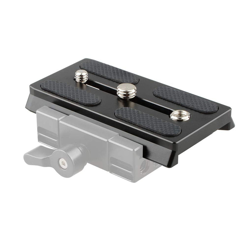 CAMVATE Camera Quick Release Base Plate with 1/4" & 3/8" Threads Compatible with Manfrotto577/ 501/504/ 701 Tripod