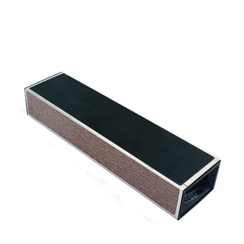 Guitar Fret Leveling Beam, Precision Sanding Beam, Leveling File Leveler Bar for Guitar, Bass Luthier Tool Including 400, 600, 1000, 1200 Sandpaper on 4 Sides