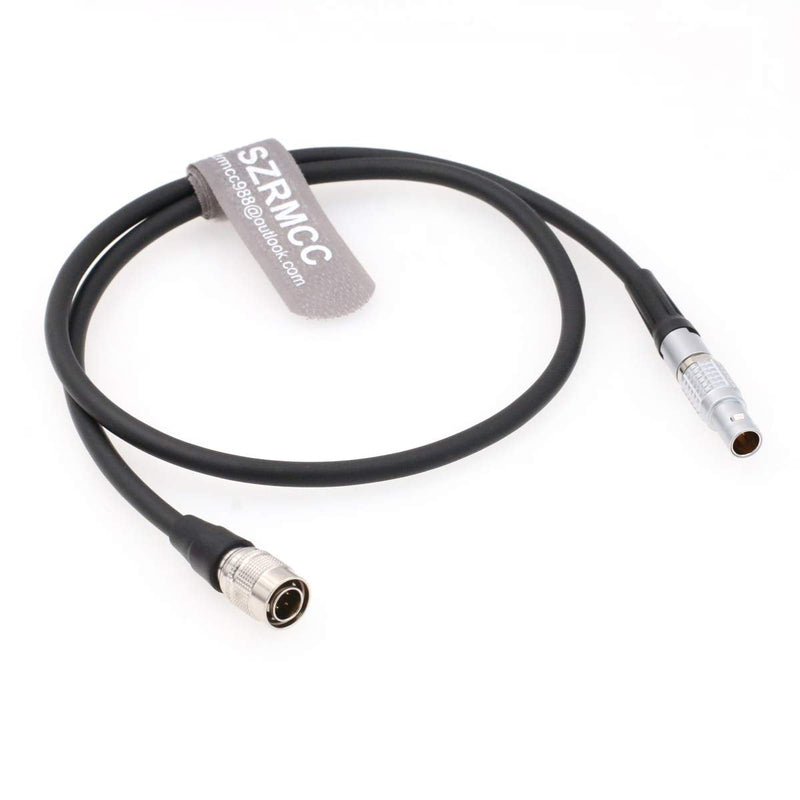 SZRMCC Hirose 4 Pin Male to 0B 4 Pin Male Power Cable for Sony F5 F55 ARRI Amira Camera to Teradek Cube