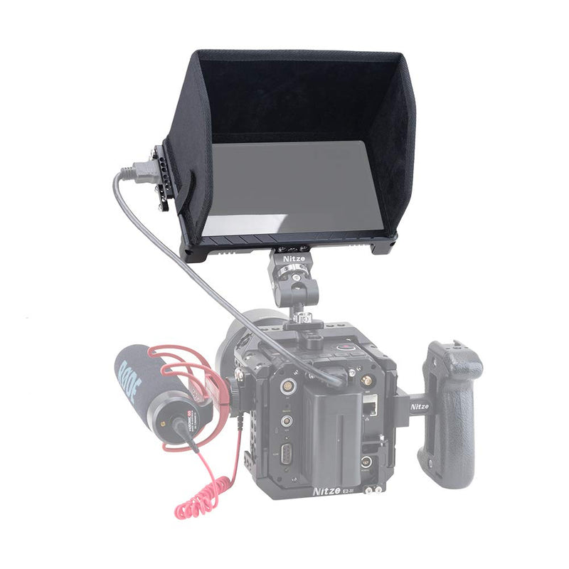 [AUSTRALIA] - Nitze Cage for Feelworld LUT6 / LUT6S Monitor with Sunhood Built-in NATO Rail - JTP2-LUT6S 